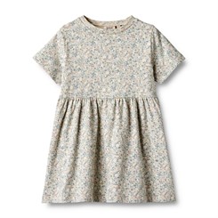 Wheat dress SS Anna - Sandshell mini flowers